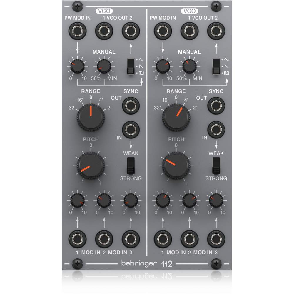 112 DUAL VCO Legendary Analog Dual VCO Module for Eurorack
