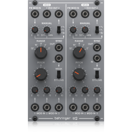 112 DUAL VCO Legendary Analog Dual VCO Module for Eurorack