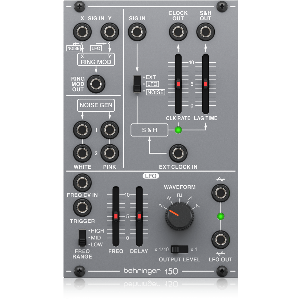 150 RING MOD/NOISE/S&H/LFO Legendary Analog Ring Modulator/Noise/S and H/LFO Module for Eurorack