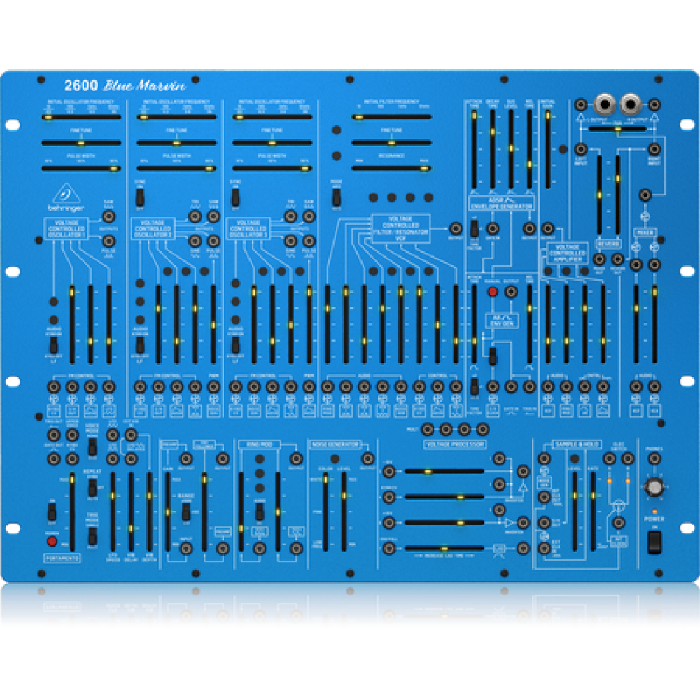 2600 BLUE MARVIN Special Edition Semi-Modular Analog Synthesizer with 3 VCOs and Multi-Mode VCF in 8U Rack-Mount Format