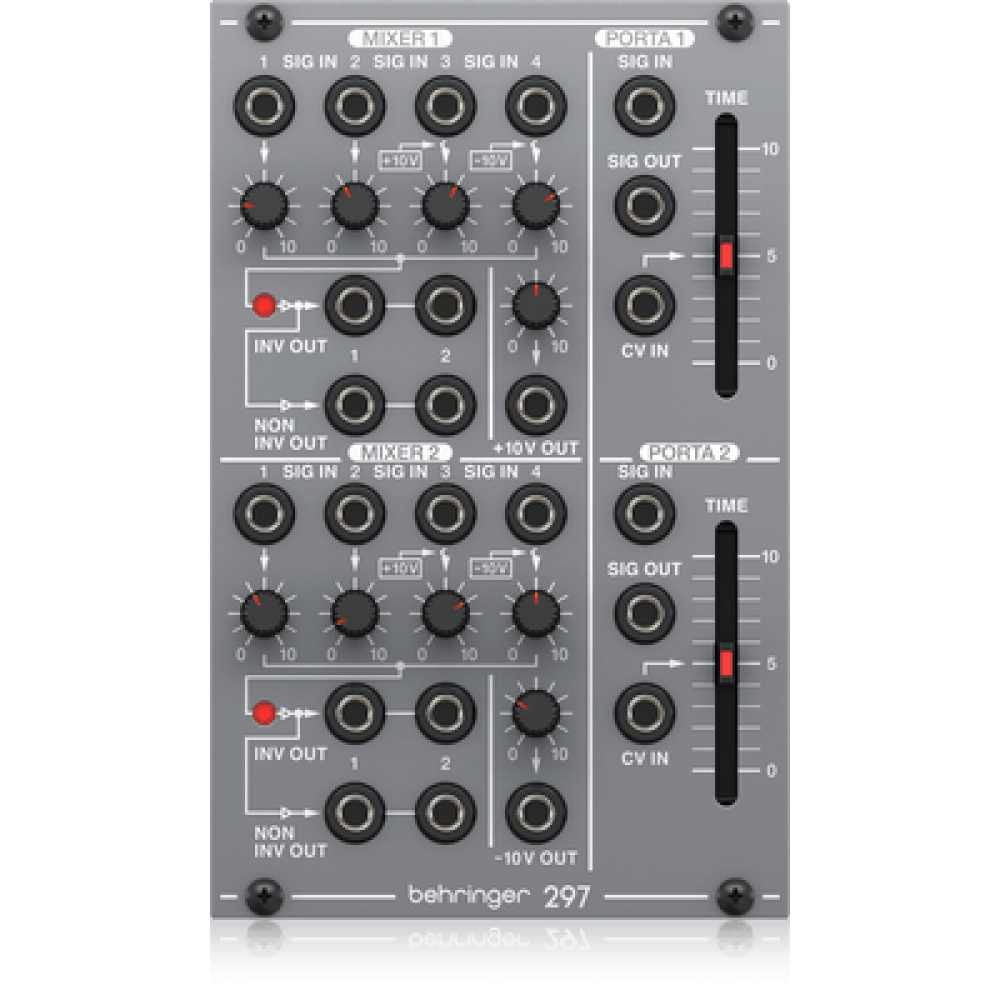 297 DUAL PORTAMENTO/CV UTILITIES Legendary Analog Portamento Controller and CV Utilities for Eurorack