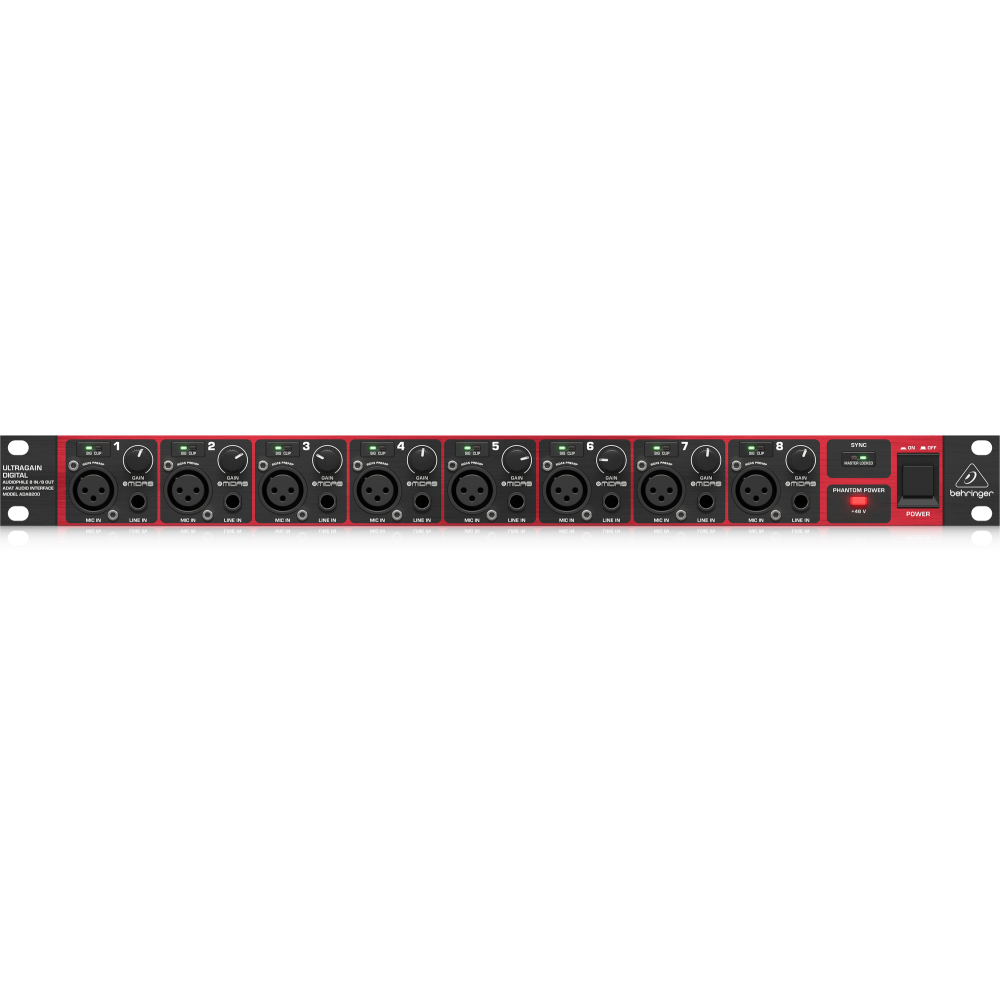 ADA8200 Audiophile 8 In/8 Out ADAT Audio Interface with Midas Mic Preamplifiers
