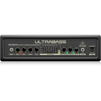 BXD3000H Ultra-Lightweight 300W 2-Channel Bass Amplifier Head with FBQ Spectrum Analyzer, Ultrabass Processor and Compressor