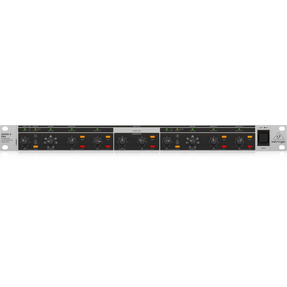 CX2310 V2 High-Precision Stereo 2-Way/Mono 3-Way Crossover with Subwoofer Output