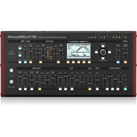 DEEPMIND 12D True Analog 12-Voice Polyphonic Desktop Synthesizer with 4 FX Engines, 2 OSCs and LFOs per Voice, 3 ADSR Generators, 8-Channel Modulation Matrix, 32-Step Control Sequencer, Tablet Remote Control and Built-In Wifi