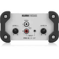 DI 10P Passive DI Box with Stereo Input/Summed Mono Output, Midas Transformer and Extended Dynamic Range