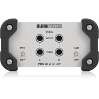 DI 20P Passive Stereo DI Box with Midas Transformer and Extended Dynamic Range