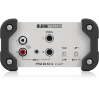 DI 22P Passive Stereo DI Box with Midas Transformers and Extended Dynamic Range