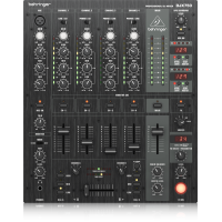 DJX750 Professional 5-Channel DJ Mixer with Advanced Digital Effects and BPM Counter