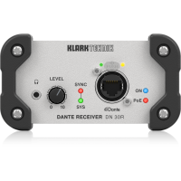 DN 30R 2-Channel Dante Audio Receiver for High-Performance Networking