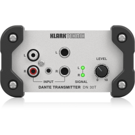 DN 30T 2-Channel Dante Audio Transmitter for High-Performance Networking