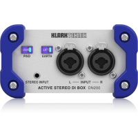 DN200 2-Channel Active DI Box with Extended Dynamic Range and Sum/Split Options