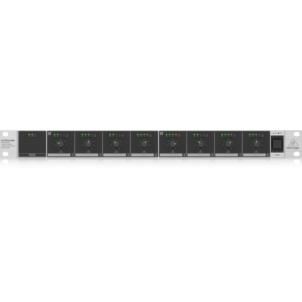 DS2800 Professional 2-Input 8-Output Distribution Splitter