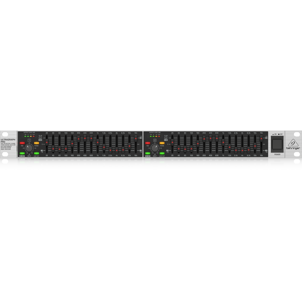 FBQ1502HD High-Definition 15-Band Stereo Graphic Equalizer with FBQ Feedback Detection System