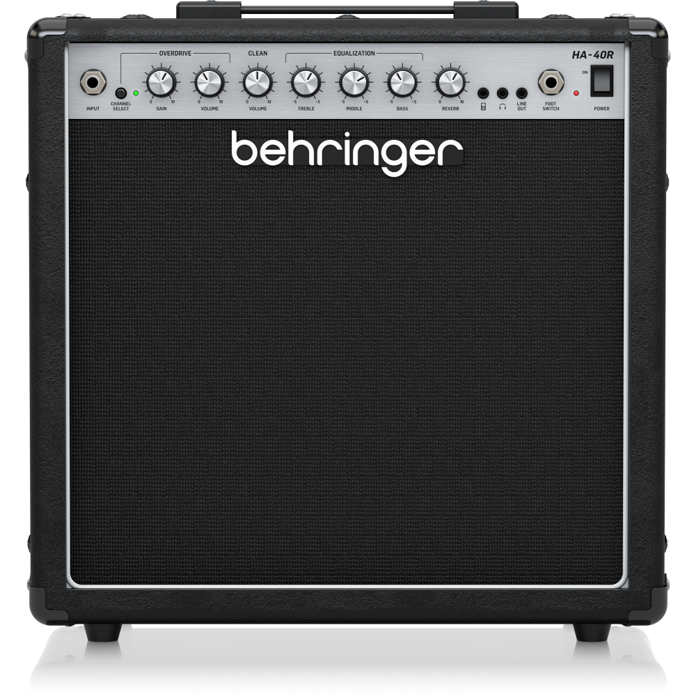 HA-40R 40W Guitar Amplifier with 2 Independent Channels, VTC Tube Modeling, Reverb and Original Bugera 10" Speaker