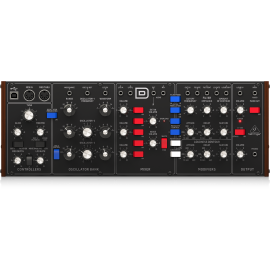 MODEL D Authentic Analog Synthesizer with 3 VCOs, Ladder Filter, LFO and Eurorack Format