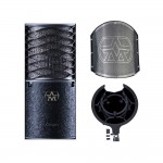 Origin Black Bundle - Condenser Microphone, Pop filter and Shock mount