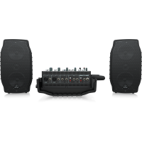 PPA200 Ultra-Compact 200W 5-Channel Powered Mixer with Wireless Microphone Option, Klark Teknik Multi-FX Processor and FBQ Feedback Detection