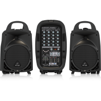 PPA500BT Ultra-Compact 500W 6-Channel Portable PA System with Bluetooth Wireless Technology, Wireless Microphone Option, Klark Teknik Multi-FX Processor and FBQ Feedback Detection