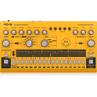 RD-6-AM Analog Drum Machine with 8 Drum Sounds, 64 Step Sequencer and Distortion Effects