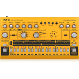 RD-6-AM Analog Drum Machine with 8 Drum Sounds, 64 Step Sequencer and Distortion Effects