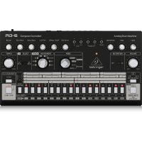 RD-6-BK Analog Drum Machine with 8 Drum Sounds, 64 Step Sequencer and Distortion Effects