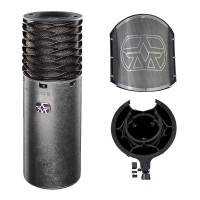 Aston Spirit Black Bundle - High-performance Large Diaphragm Microphone, Swiftshield Pop Filter and Shock Mount