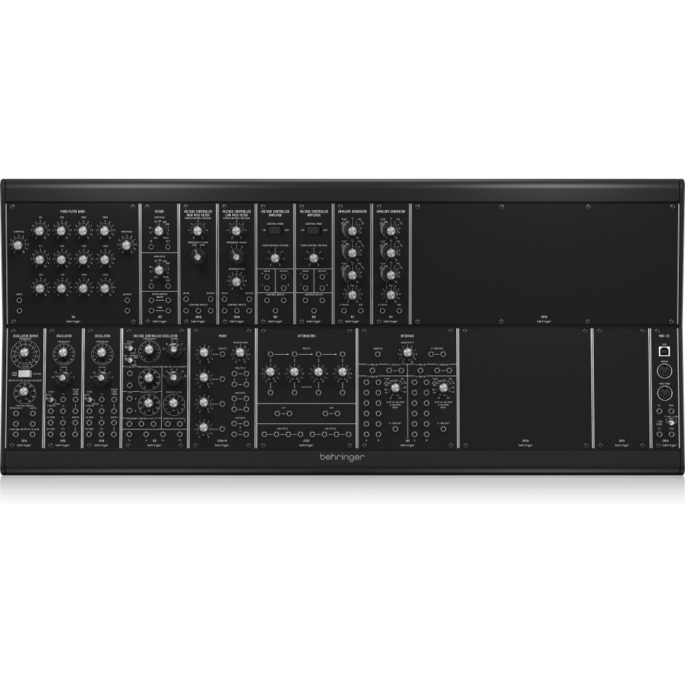 SYSTEM 15 Complete \System 15\" Modular Synthesizer with 16 Modules, MIDI-to-CV Converter and EURORACK GO case"