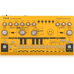 TD-3-AM Analog Bass Line Synthesizer with VCO, VCF, 16-Step Sequencer, Distortion Effects and 16-Voice Poly Chain