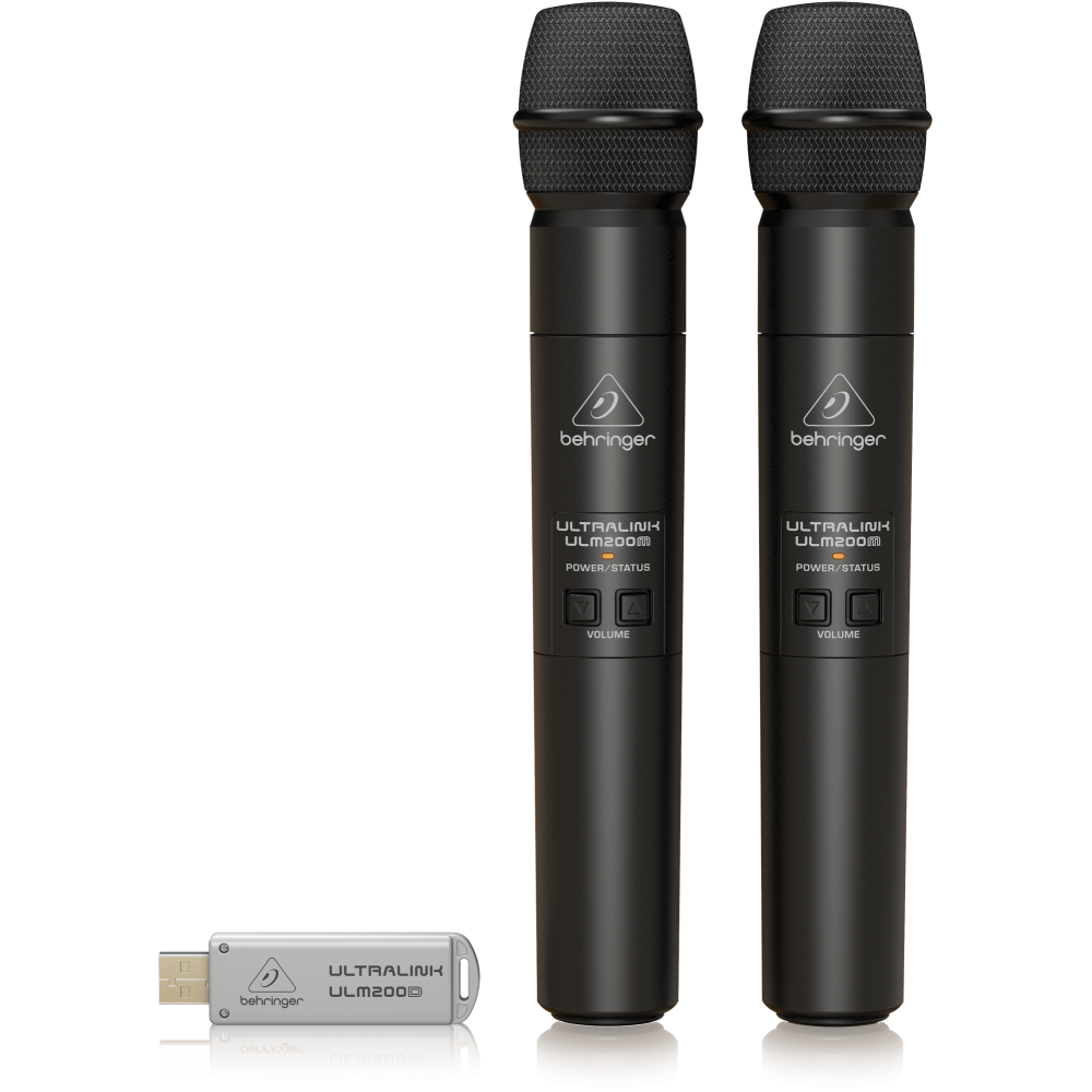 ULM202USB High-Performance 2.4 GHz Digital Wireless System with 2 Handheld Microphones and Dual-Mode USB Receiver