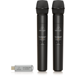 ULM202USB High-Performance 2.4 GHz Digital Wireless System with 2 Handheld Microphones and Dual-Mode USB Receiver