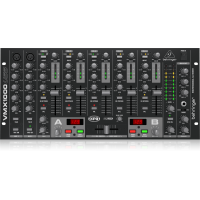 VMX1000USB Professional 7-Channel Rack-Mount DJ Mixer with USB/Audio Interface, BPM Counter and VCA Control