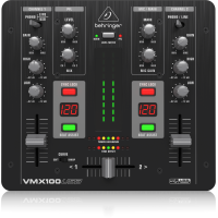 VMX100USB Professional 2-Channel DJ Mixer with USB/Audio Interface, BPM Counter and VCA Control