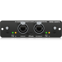 WING-DANTE Expansion Card for 64x64-Channel Audinate Dante AoIP Networking