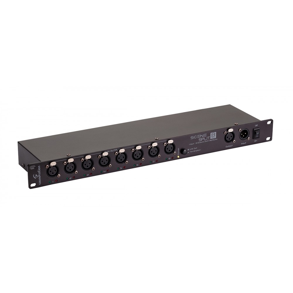 DMX сплитер SCENESPLIT 8 RACK