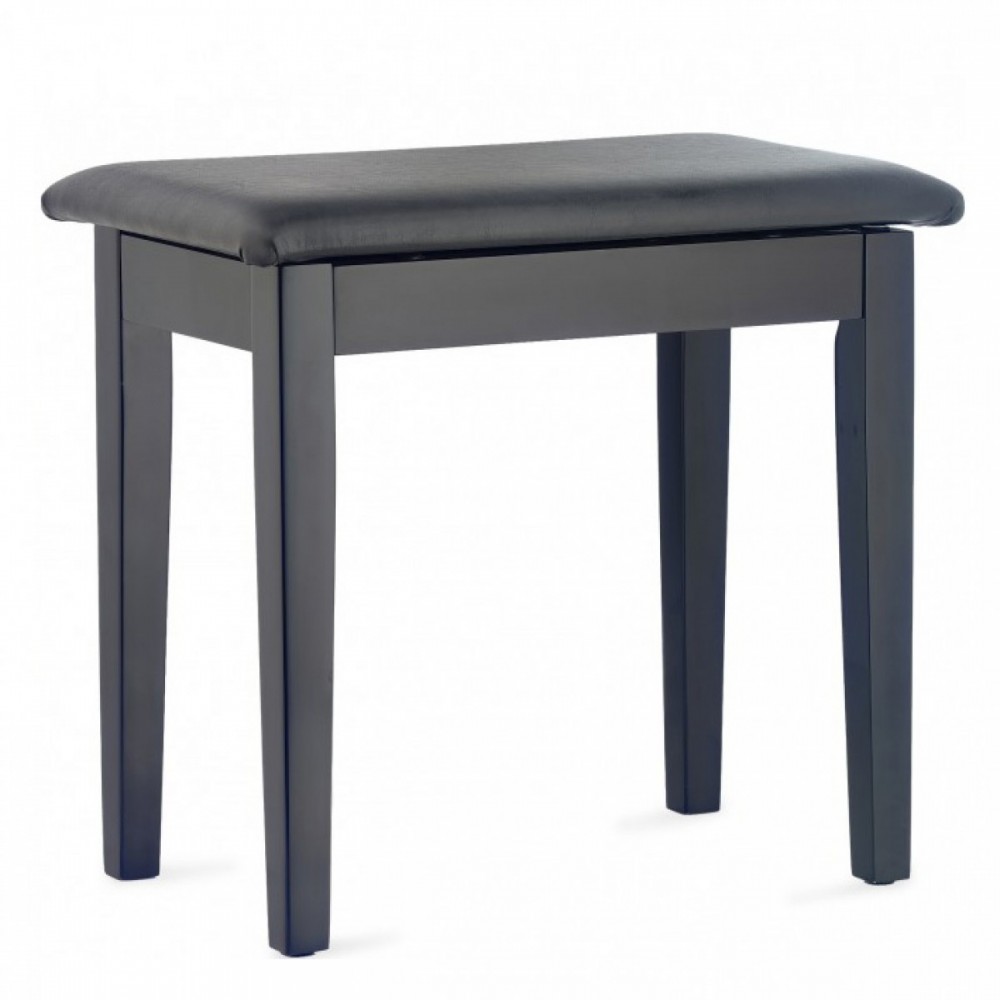 PBF23 BKM SBK-BLACK BENCH MAT+BK VINYLTOP стол пиано
