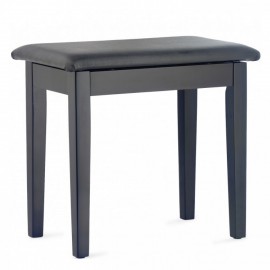 PBF23 BKM SBK-BLACK BENCH MAT+BK VINYLTOP стол пиано