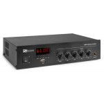 Усилвател PDM25 за 100V инсталации с функции  BT и MP3 и FM tuner