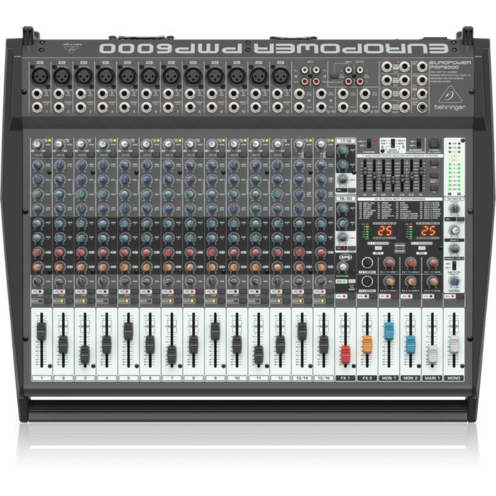 Смесителен пулт с вграден усилвател Behringer PMP6000 POWER MIXER