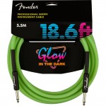 Инструментален кабел 5.5м Fender Glow in Dark Cbl Green