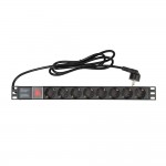 Разклонител за 19" рак, 8 гнезда, 1U - Fonestar FRP-8
