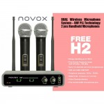 Двоен безжичен вокален микрофон FREE H2 NOVOX