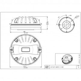 RCF ND840 - 8 Ohm Драйвер