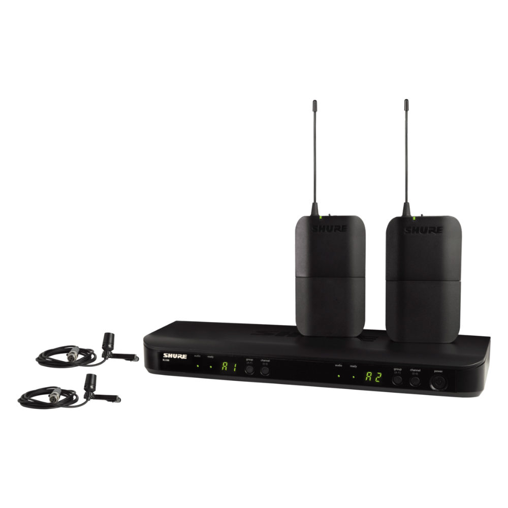 SHURE BLX188E/CVL - двоен безжичен микрофон брошка