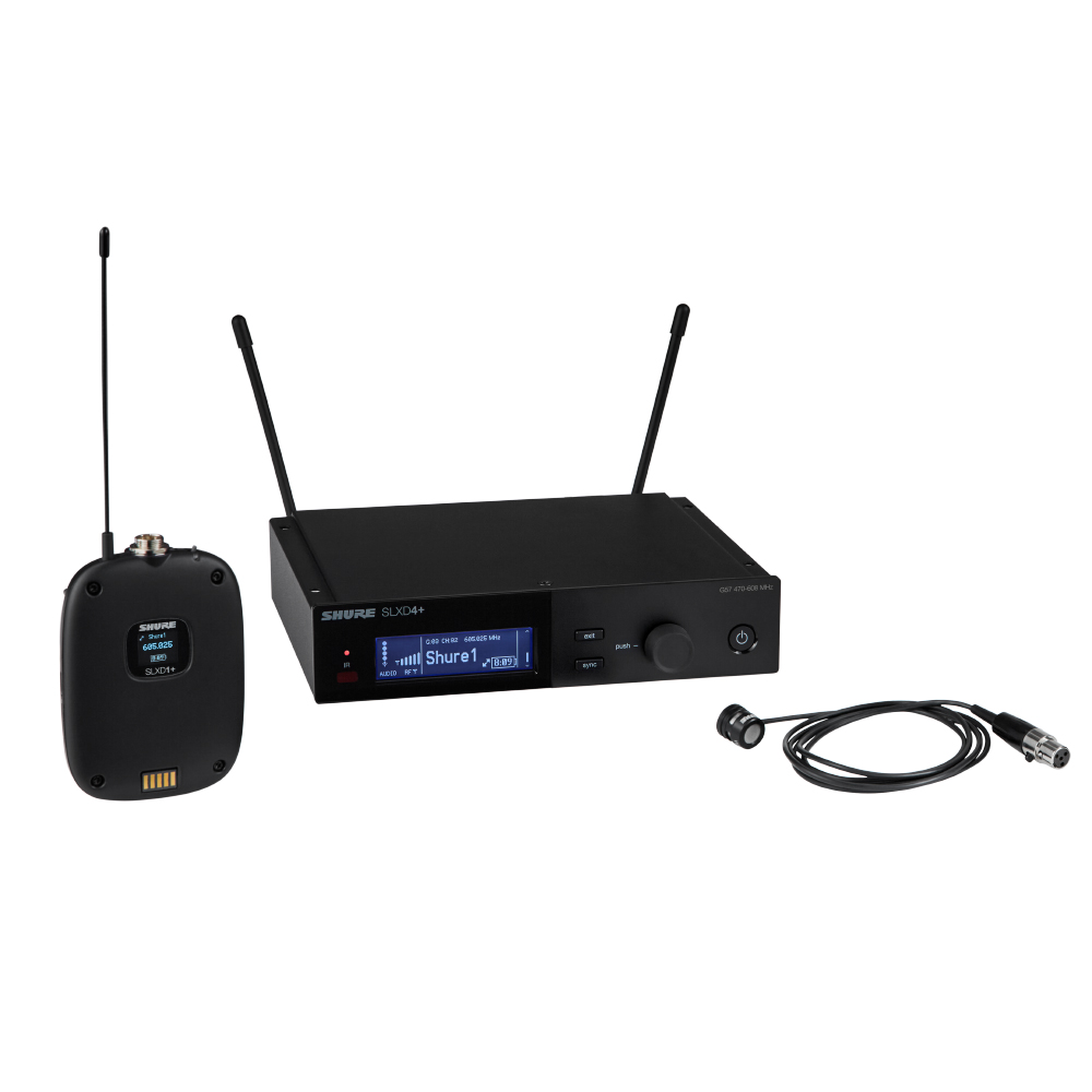 SHURE SLXD14+/85M-*** Безжична система с микрофон брошка WL185M