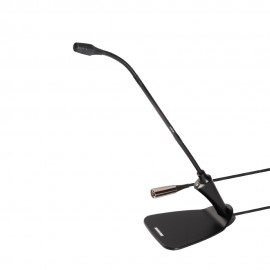 SHURE CVG12DS-B/C Конферентен микрофон с гъша шия 30.5см, включена база, LED индикатор и Mute switch