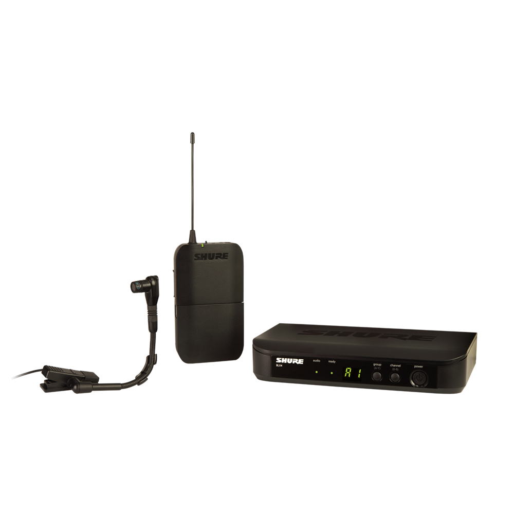 SHURE BLX14E/B98H/C-S8 инструментален безжичен микрофон щипка