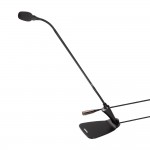 SHURE CVG18DS-B/C Конферентен микрофон с гъша шия 45.7см, включена база, LED индикатор и Mute switch