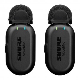 SHURE MV-TWO-Z6  два безжични микрофонa тип брошка за телефон