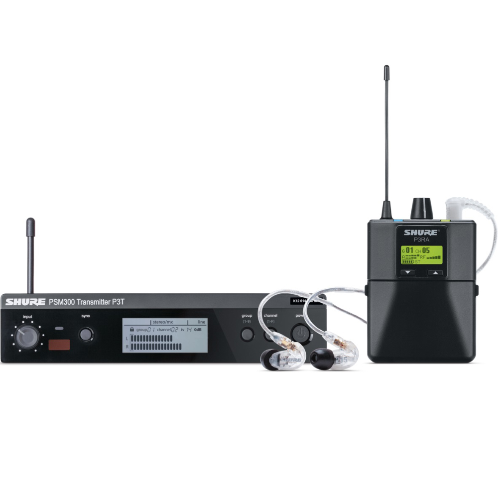SHURE PSM300 P3TRA215CL-R12 Дигитална мониторинг система със слушалки